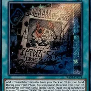 Yu-Gi-Oh! RA03 WANTED: Seeker of Sinful Spoils (V.3 - Secret Rare)