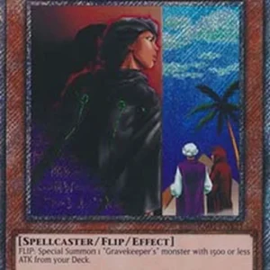 Yu-Gi-Oh! RA03 Gravekeeper's Spy (V.1 - Platinum Secret Rare)