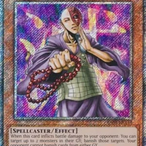 Yu-Gi-Oh! RA03 Kycoo the Ghost Destroyer (V.1 - Platinum Secret Rare)