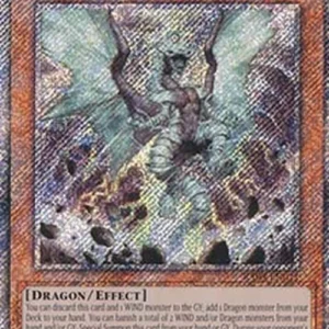 Yu-Gi-Oh! RA03 Tempest, Dragon Ruler of Storms (V.4 - Platinum Secret Rare)