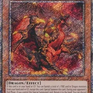 Yu-Gi-Oh! RA03 Blaster, Dragon Ruler of Infernos (V.4 - Platinum Secret Rar