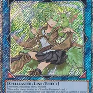 Yu-Gi-Oh! RA03 Wynn the Wind Charmer, Verdant (V.4 - Platinum Secret Rare)