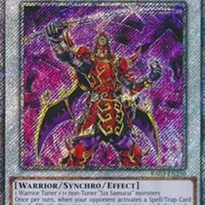 Yu-Gi-Oh! RA03 Legendary Six Samurai - Shi En (V.1 - Platinum Secret Rare)