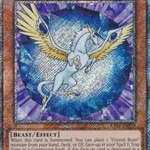 Yu-Gi-Oh! RA03 Crystal Beast Sapphire Pegasus (V.1 - Platinum Secret Rare)