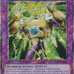 Yu-Gi-Oh! RA03 Elemental HERO Thunder Giant (V.1 - Platinum Secret Rare)