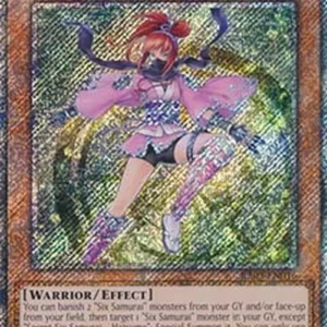 Yu-Gi-Oh! RA03 Secret Six Samurai - Hatsume (V.4 - Platinum Secret Rare)
