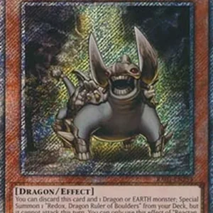 Yu-Gi-Oh! RA03 Reactan, Dragon Ruler of Pebbles (V.1 - Platinum Secret Rare