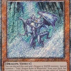 Yu-Gi-Oh! RA03 Stream, Dragon Ruler of Droplets (V.1 - Platinum Secret Rare