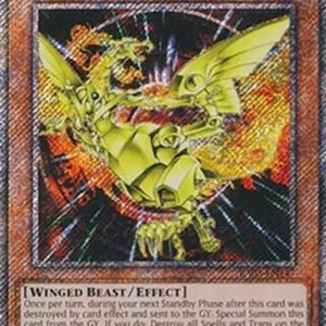 Yu-Gi-Oh! RA03 Sacred Phoenix of Nephthys (V.1 - Platinum Secret Rare)