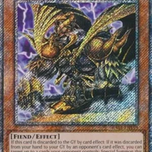 Yu-Gi-Oh! RA03 Goldd, Wu-Lord of Dark World (V.1 - Platinum Secret Rare)