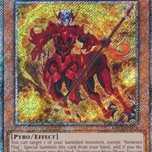 Yu-Gi-Oh! RA03 Nemeses Flag (V.4 - Platinum Secret Rare)