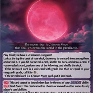 Cardfight!! Vanguard DZ-BT13 Crimson Moonlight [D-Format] (V.1 - Double Rar