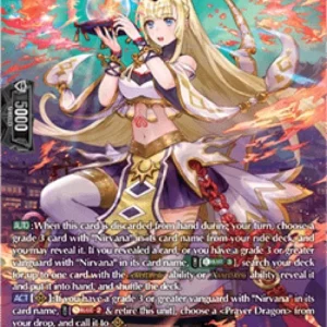 Cardfight!! Vanguard DZ-BT13 Blaze Maiden, Blessia [D-Format] (V.3 - Silver