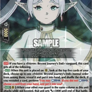 Cardfight!! Vanguard DZ-BT13 Barrier Analysis, Frieren [D-Format]