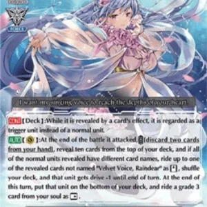 Cardfight!! Vanguard V-EB15 Velvet Voice, Raindear [V Format] (V.1 - Triple