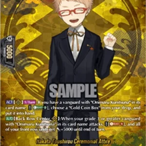 Cardfight!! Vanguard DZ-TB02 Hakata Toushirou Ceremonial Attire [D-Format]