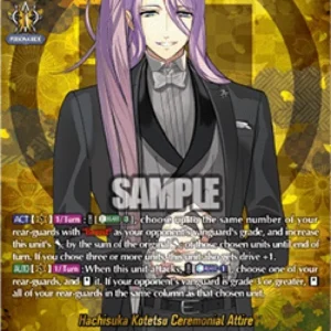 Cardfight!! Vanguard DZ-TB02 Hachisuka Kotetsu Ceremonial Attire [D-Format]