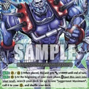 Cardfight!! Vanguard V-EB01 Juggernaut Maximum [V Format] (V.1 - Triple Rar