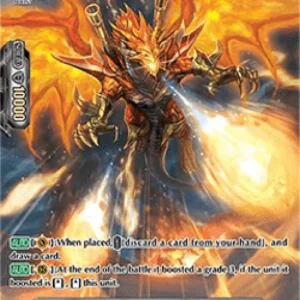 Cardfight!! Vanguard V-BT08 Heatshot Dragon [V Format] (V.2 - Special Paral