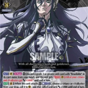Cardfight!! Vanguard D-TB02 Unwavering Determination, Brunhilde [D Format]