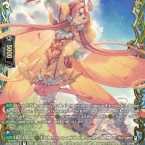 Cardfight!! Vanguard D-BT08 Pink Moth Girl, Maple [D Format] (V.2 - Feature