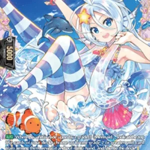 Cardfight!! Vanguard DZ-LBT01 Top Idol, Aqua [D-Format] (V.2 - Frame Rare)