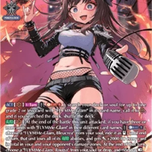 Cardfight!! Vanguard DZ-BT02 FL∀MMe-Glam, Rougia [D-Format] (V.3 - Silver R