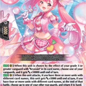 Cardfight!! Vanguard DZ-BT02 Loving Pink, Francette [D-Format] (V.1 - Tripl