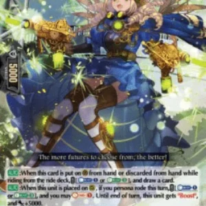 Cardfight!! Vanguard DZ-BT01 Steam Gunner, Tizkar [D-Format] (V.1 - Triple