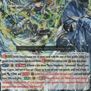 Cardfight!! Vanguard G-BT09 Storm Dominator, Commander Thavas [G Format] (V
