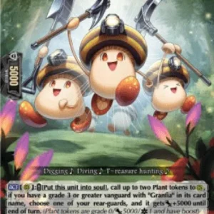 Cardfight!! Vanguard D-PR Burrow Mushrooms [D Format] (V.1 - Promo)