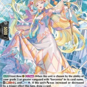 Cardfight!! Vanguard D-PR Four-side Glow Sorceress [D Format] (V.2 - Promo)
