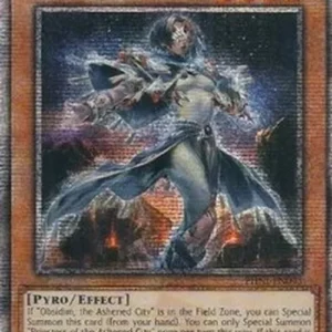 Yu-Gi-Oh! PHNI Priestess of the Ashened By (V.2 - Quarter Century Secret