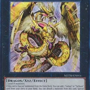 Yu-Gi-Oh! MZTM Divine Golden Shadow Dragon Dragluxion (V.2 - Collectors Rar