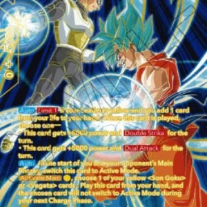 Dragon Ball Super BT21 SSB Son Goku & SSB Vegeta, Rivalry (V.2 - Special Ra
