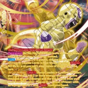 Dragon Ball Super BT21 Golden Frieza, Evolved Emperor (V.2 - Special Rare)