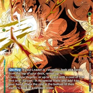 Dragon Ball Super FWUP Nappa (SB01-024) [Fusion World] (V.2 - Uncommon)