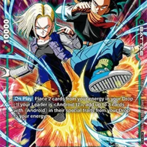 Dragon Ball Super FWUP Android 17 / Android 18 (FB02-077) [Fusion World] (V
