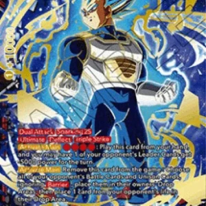 Dragon Ball Super BT16 SSB Vegeta, Unbridled Power (V.1 - Secret Rare)