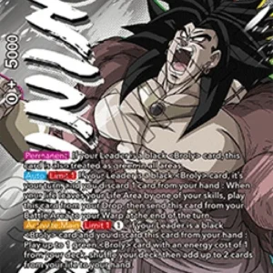 Dragon Ball Super P SS4 Broly, Provoking Attack (V.2 - Promo)