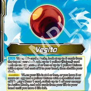 Dragon Ball Super BT28 Vegito // SS Vegito, Transcendent Rage (V.2 - Altern