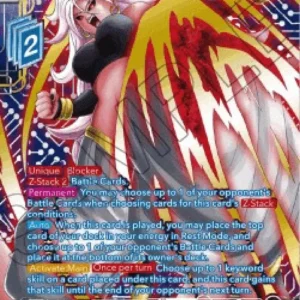 Dragon Ball Super BT20 Android 21, in the Name of Hunger (V.3 - Super Rare)