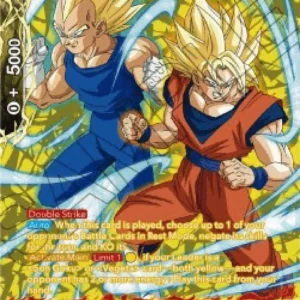Dragon Ball Super BT20 SS Son Goku & SS Vegeta, Ultimate Duo (V.2 - Rare)