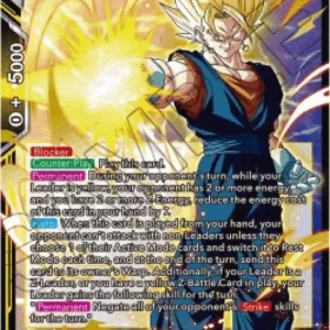 Dragon Ball Super BT20 SS Vegito, Overwhelming Might (V.1 - Super Rare)