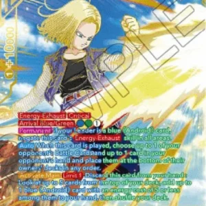 Dragon Ball Super BT18 Android 18, Measureless Strength (V.2 - Special Rare