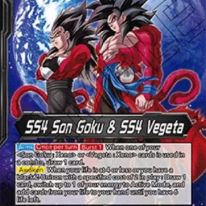Dragon Ball Super BT24 SS4 Son Goku & SS4 Vegeta // SS4 Vegito, Sparking Po