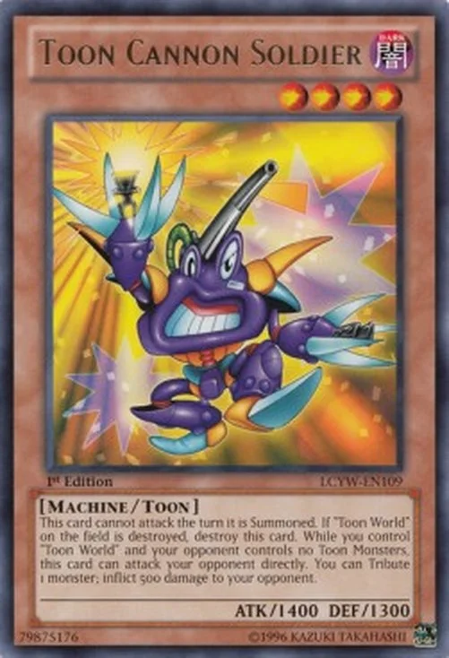 Yu-Gi-Oh! LCYW Toon Cannon Soldier