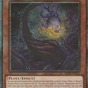 Yu-Gi-Oh! LEDE Ragnaraika the Evil Seed (V.2 - Quarter Century Secret Rare)