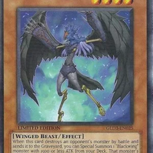 Yu-Gi-Oh! GLD3 Blackwing - Shura the Blue Flame
