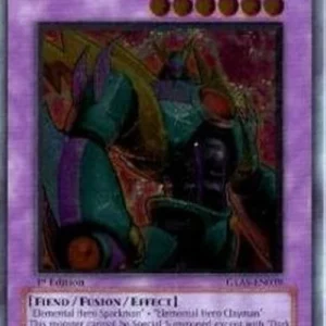 Yu-Gi-Oh! GLAS Evil HERO Lightning Golem (V.2 - Ultimate Rare)